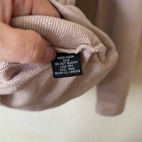 Ellen Tracy Saks Fifth Avenue Silk Jacket‎ Waist Tie Button Up Hoodie M - Picture 7 of 9